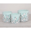 Panier à Jouets Double Face M Menthe Hérissons
