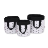 Panier à Jouets Double Face M Noir