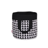 Panier en Tissu Coton pour Ranger Produits et Jouets M Noir