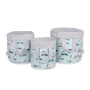Panier Rangement Jouet M Menthe Gris Lapins