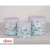 Panier Rangement Jouet M Menthe Gris Lapins