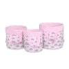 Paniers de Rangement M Rose Gris Des Nuages