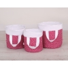 Paniers de Rangement S Blanc Bordeaux Bordeaux