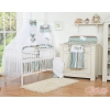 Parure de Linge  Lit Bébé 11 pcs  Moustiquaire Brun Rayures Cœurs