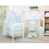 Parure de Linge  Lit Bébé 11 pcs  Moustiquaire Menthe Prince / Princess