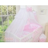 Parure de Linge  Lit Bébé 11 pcs  Moustiquaire Rose Prince / Princess pour Fille