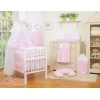 Parure de Linge  Lit Bébé 11 pcs  Moustiquaire Rose Prince / Princess pour Fille