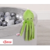 Peluche Pieuvre avec Hochet pour de Bébé Vert
