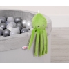 Peluche Pieuvre avec Hochet pour de Bébé Vert