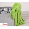 Peluche Pieuvre avec Hochet pour de Bébé Vert