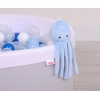 Pieuvre Câlins avec Hochet  Bleu