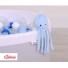 Pieuvre Câlins avec Hochet  Bleu