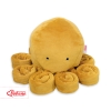 Pieuvre en Peluche avec Hochet Miel