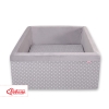Piscine à Balle pour Enfant - Balles Non-incluses Gris à Pois