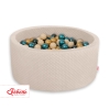 Piscine à balles Beige Minky avec balles 200pcs