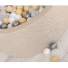 Piscine à balles Beige Minky avec balles 200pcs