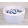 Piscine à Balles Minky 200pcs Bleu