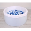 Piscine à Balles Minky 200pcs Bleu