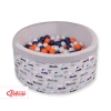 Piscine à Balles Minky 200pcs Lapins