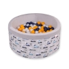 Piscine à Balles Minky 200pcs Lapins