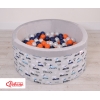 Piscine à Balles Minky 200pcs Lapins