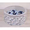Piscine à Balles Minky 200pcs Lapins