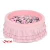 Piscine à Balles  à volants Minky 200pcs Rose