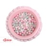 Piscine à Balles  à volants Minky 200pcs Rose
