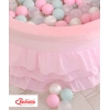 Piscine à Balles  à volants Minky 200pcs Rose
