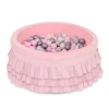 Piscine à Balles  à volants Minky 200pcs Rose