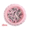 Piscine à Balles  à volants Minky 200pcs Rose