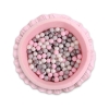 Piscine à Balles  à volants Minky 200pcs Rose