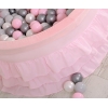 Piscine à Balles  à volants Minky 200pcs Rose