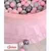 Piscine à Balles  à volants Minky 200pcs Rose