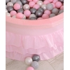 Piscine à Balles  à volants Minky 200pcs Rose