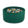 Piscine à balles Minky avec balles 200pcs Vert Sapin