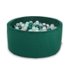 Piscine à balles Minky avec balles 200pcs Vert Sapin