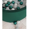 Piscine à balles Minky avec balles 200pcs Vert Sapin