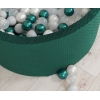 Piscine à balles Minky avec balles 200pcs Vert Sapin