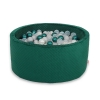 Piscine à balles Minky avec balles 200pcs Vert Sapin