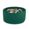 Piscine à balles Minky avec balles 200pcs Vert Sapin