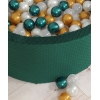 Piscine à balles Minky avec balles 200pcs Vert Sapin