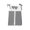 Pochette de Rangement pour Couche Anthracite Cœurs