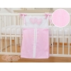 Pochette de Rangement pour Couche Rose Rayures Cœurs