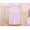 Pochette de Rangement pour Couche Rose Rayures Cœurs