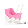 Poussette de Poupée en Bois  Blanc