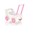 Poussette de Poupée en Bois  Blanc