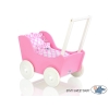 Poussette de Poupée en Bois  Blanc