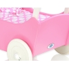 Poussette de Poupée en Bois  Blanc