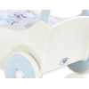 Poussette de Poupée en Bois  Blanc Bleu